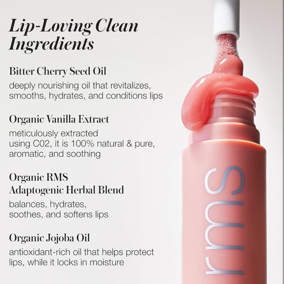 RMS KAROLINA Legendary Lip Oil & Lip Pouch NEW UNUSED - Picture 9 of 10